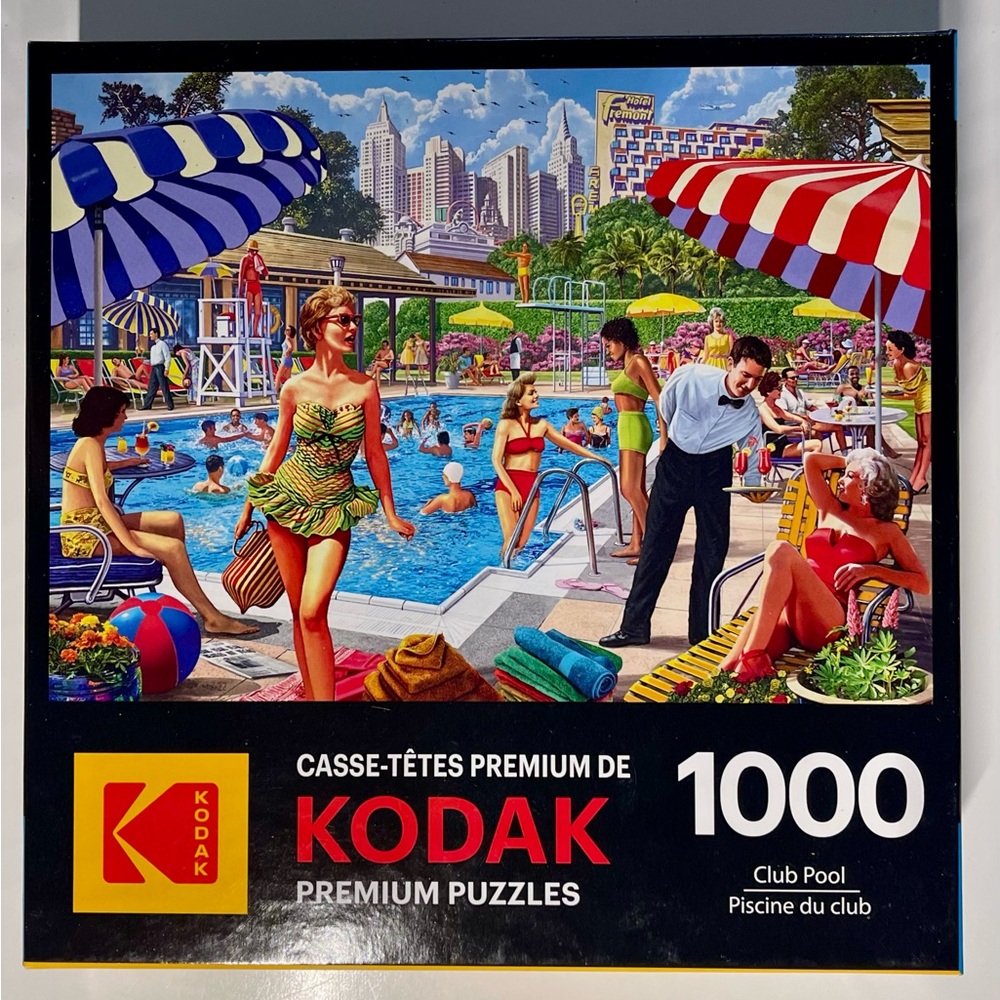 Kodak - 1000pc Puzzle pieces - Club Pool